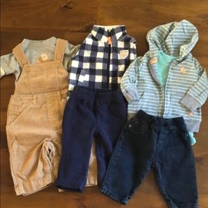 Baby Boy 3 Outfit Bundle